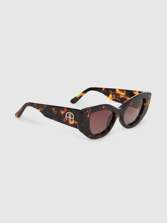 Rennes Sunglasses in Dark Tortoise