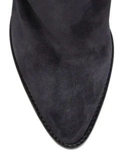 Riria Thigh Boots in Faded Black