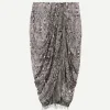 Roany Skirt in Black/Ecru