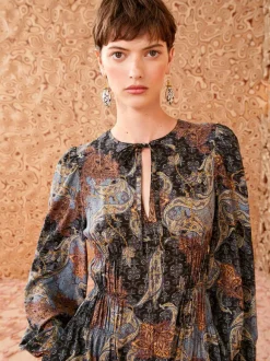 Rouen Dress in Azure