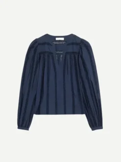 Rowan Blouse in Midnight