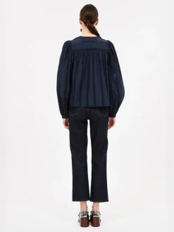 Rowan Blouse in Midnight