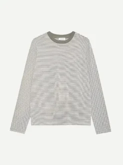 Rylan Tee in Olive Stripe