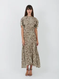 Sakura Skirt in Natural Python