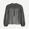 Salika Top in Faded Black