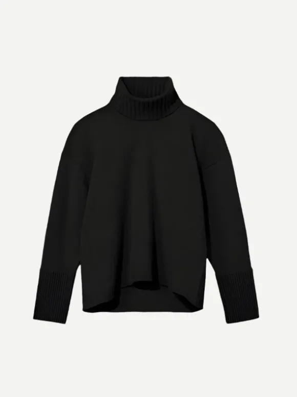 Sandra Turtleneck Sweater in Black