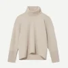 Sandra Turtleneck Sweater in Oatmeal