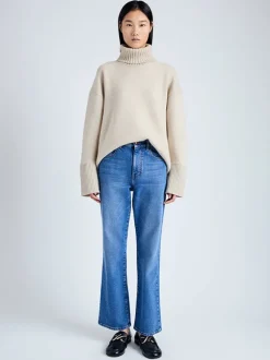 Sandra Turtleneck Sweater in Oatmeal