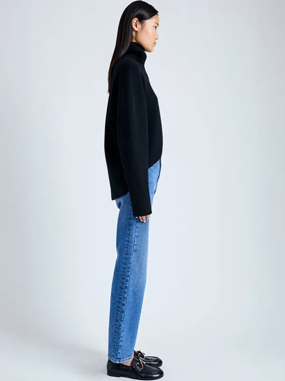 Sandra Turtleneck Sweater in Black