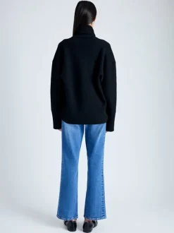 Sandra Turtleneck Sweater in Black