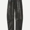 Shon Leather Pant in Black