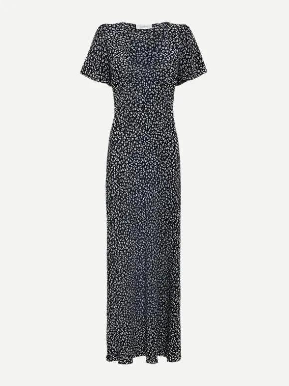 Short Sleeve Bias Dress in Dandelion