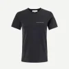 Shrunken Logo Tee in Black