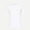 Shrunken Logo Tee in White