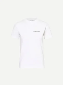 Shrunken Logo Tee in White