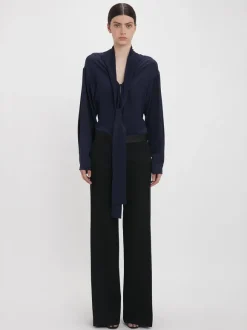 Side Panel Trouser in Black