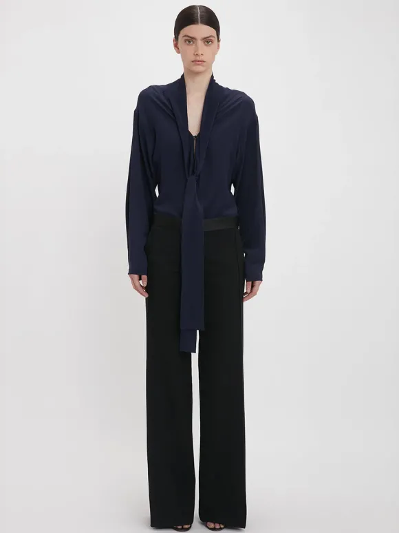 Side Panel Trouser in Black