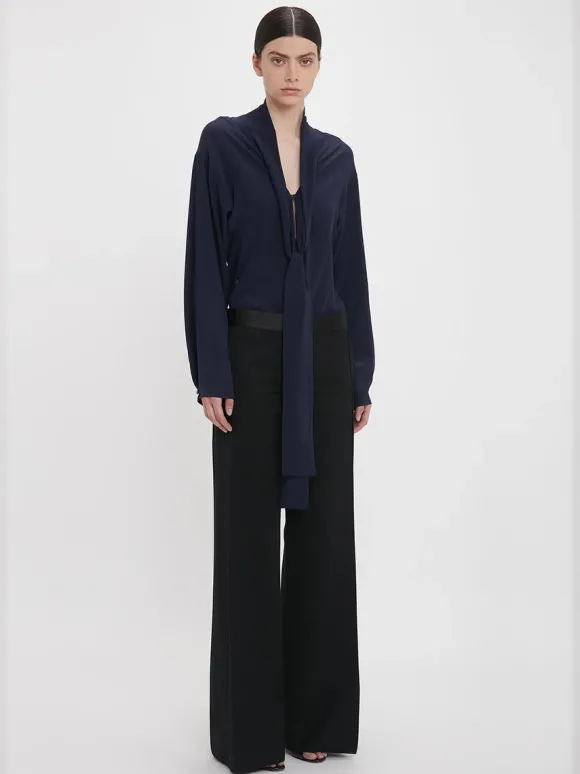 Side Panel Trouser in Black