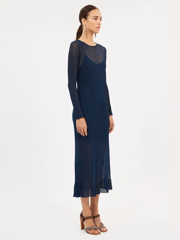 Simone Dress in Midnight