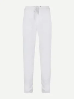 Soft Drape Utility Pant in White