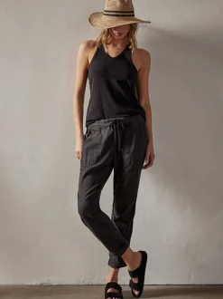 Soft Drape Utility Pant in Carbon Pigment