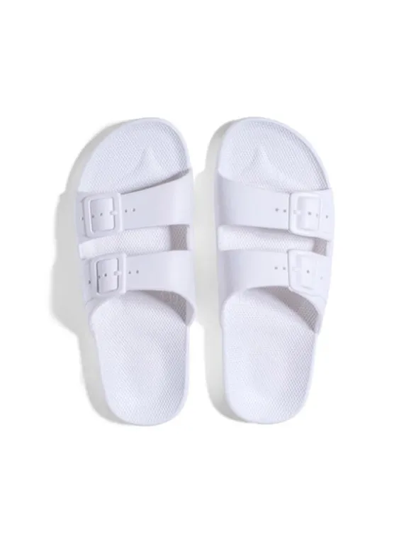 Solid Slides In White