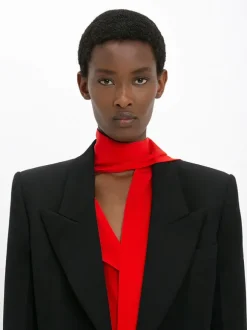 Square Shoulder Jacket in Black