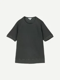 S/S Raglan Pullover in Carbon Pigment