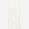 Straight Twill Trouser in Chalk