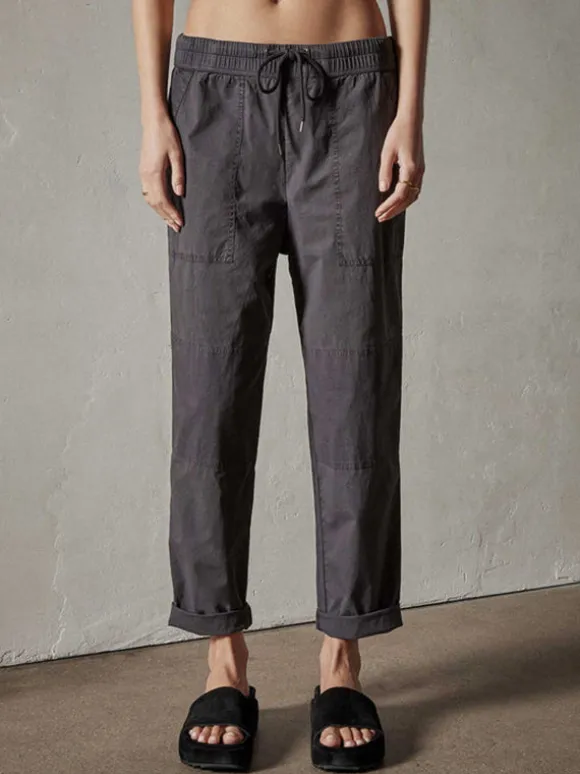 Stretch Poplin Utility Pant in Magma Pigment