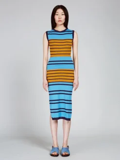 Stripe Knit Dress in Multi