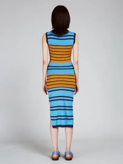 Stripe Knit Dress in Multi
