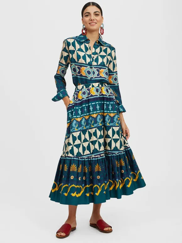 Sunset Skirt in Casareale Emerald