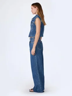 Taylor Wide Pleat Jean in Sweet Memory