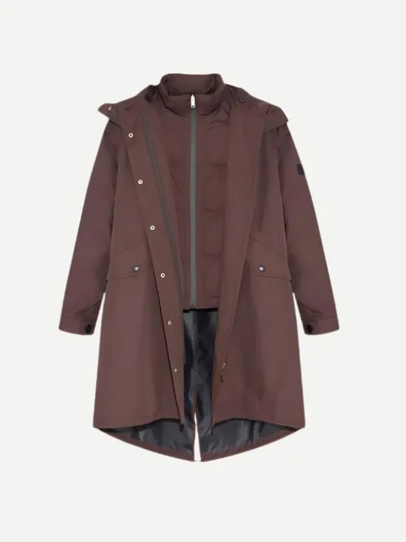 Technical 2-in-1 Parka in Mocha
