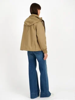 Technical Short Jacket in Bambou