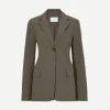Technical Suiting Blazer in Wood