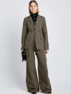 Technical Suiting Blazer in Wood