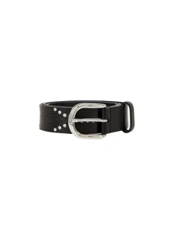 Telly Belt in Black/Silver