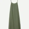 Tenley Dress in Green Army