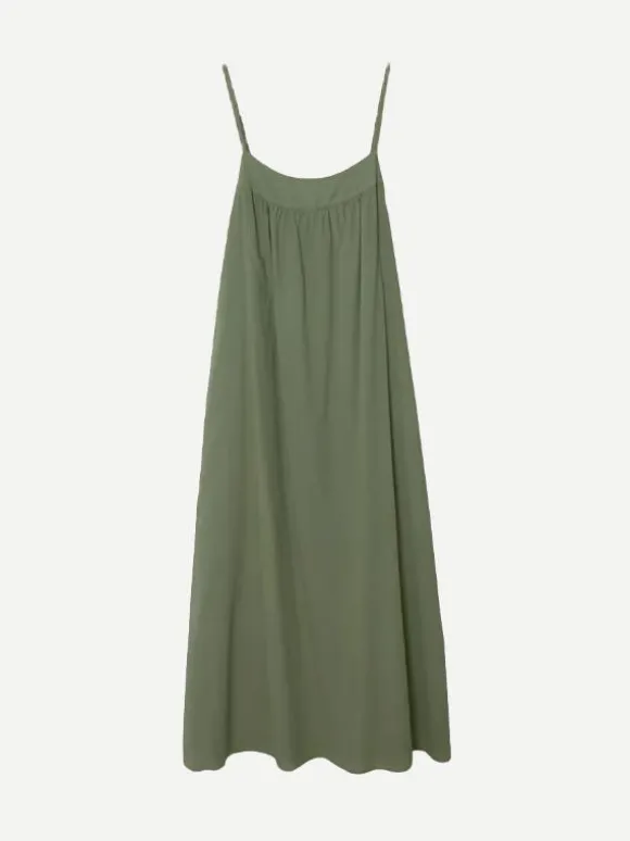 Tenley Dress in Green Army
