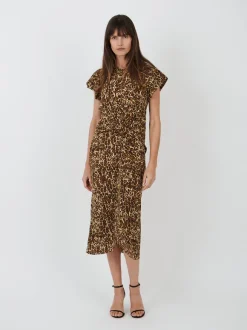 Terena Dress in Leopard