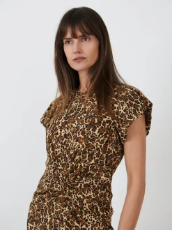Terena Dress in Leopard