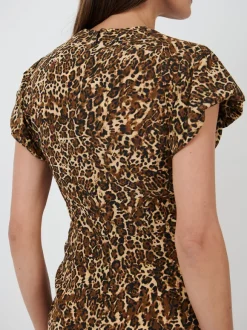 Terena Dress in Leopard
