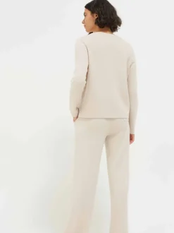 The Boxy Jumper in Bone