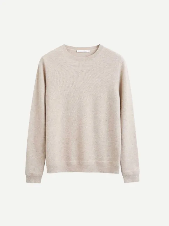 The Crew Classic Fit Sweater in Oatmeal