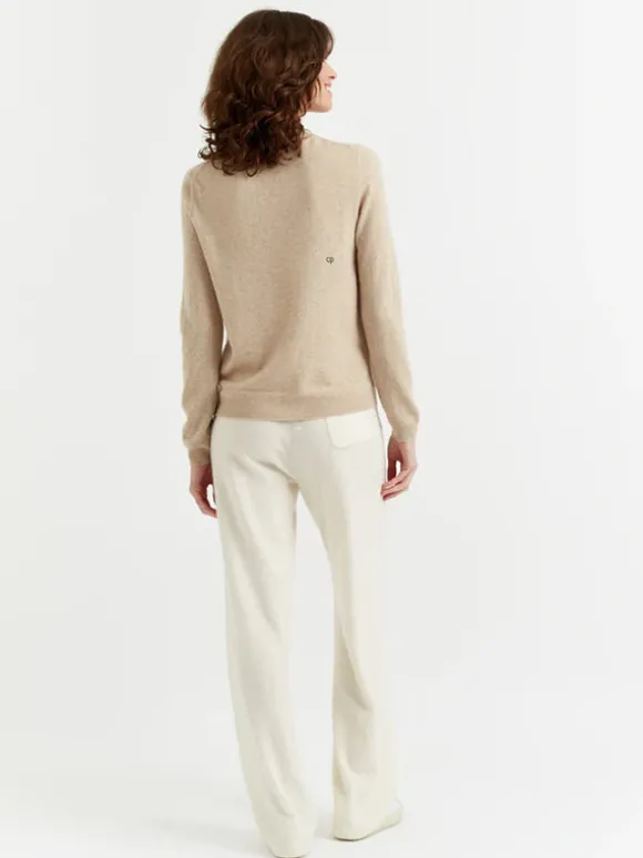 The Crew Classic Fit Sweater in Oatmeal