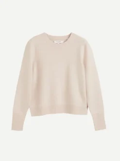 The Cropped Essentials Sweater in Bone