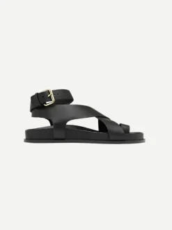 The Jalen Sandal in Black