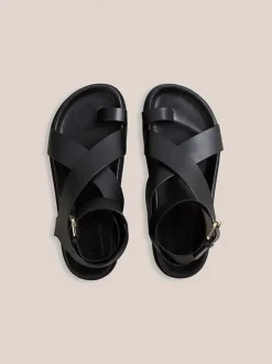 The Jalen Sandal in Black